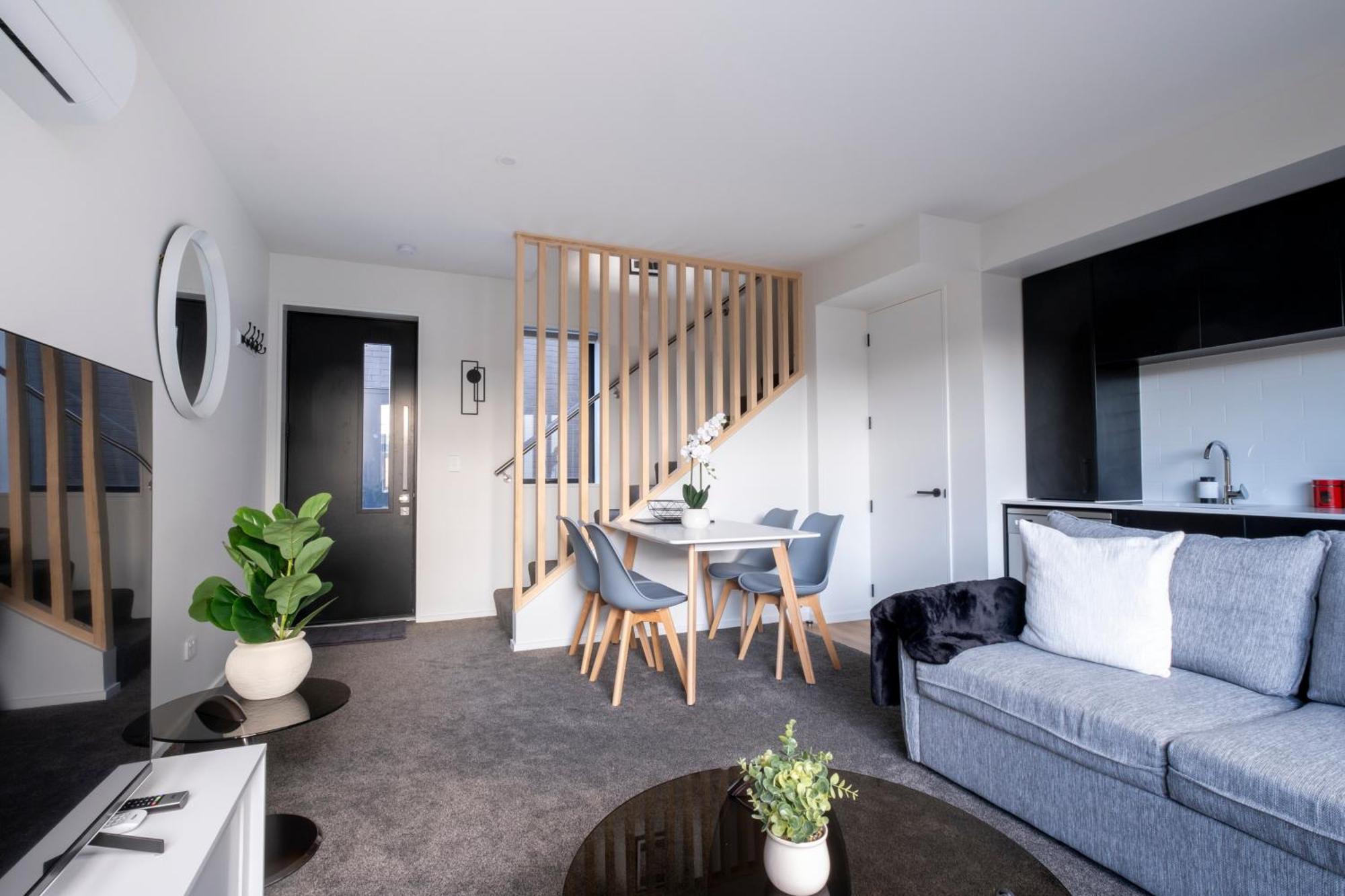 Luxury 2 Bed Townhome In Cbd Christchurch Exterior photo